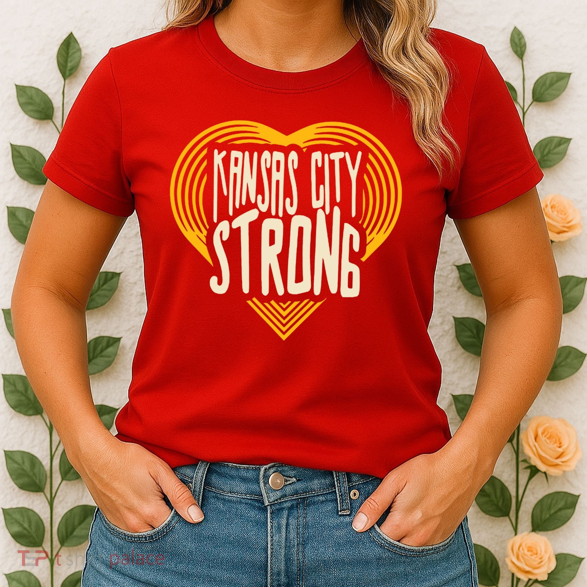 Kansas City Strong Heart Awareness Women's T-Shirt