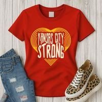 Kansas City Strong Heart Awareness Women's T-Shirt thumb 3