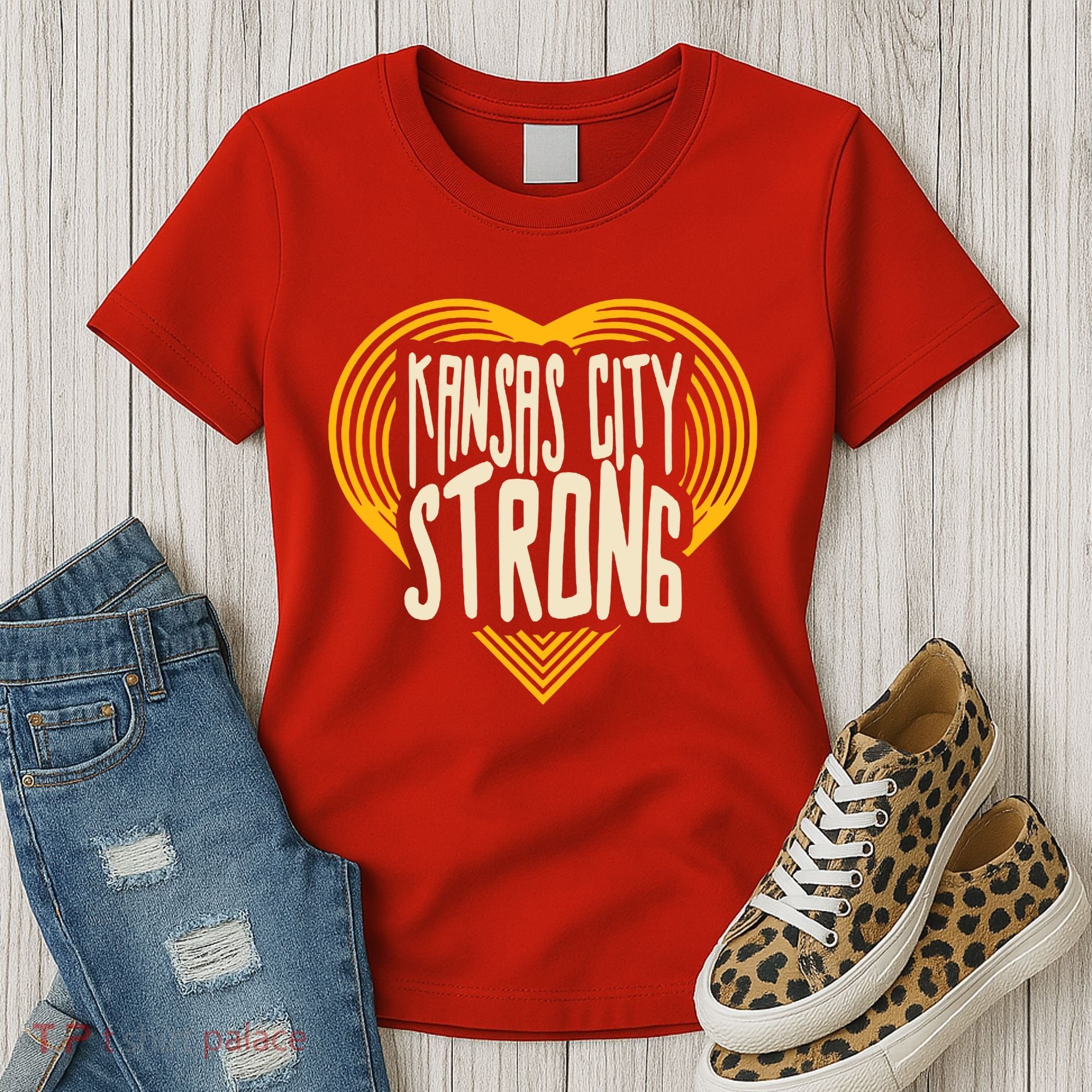 Kansas City Strong Heart Awareness Women's T-Shirt