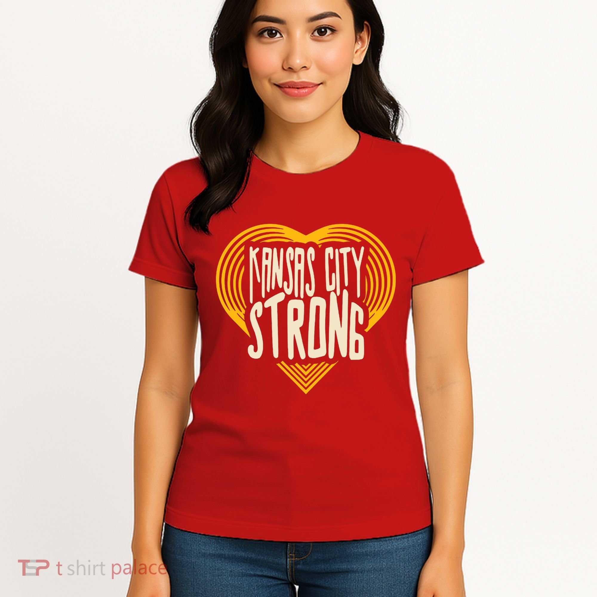 Kansas City Strong Heart Awareness Women's T-Shirt
