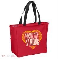 Kansas City Strong Heart Awareness Tote Bag thumb 2