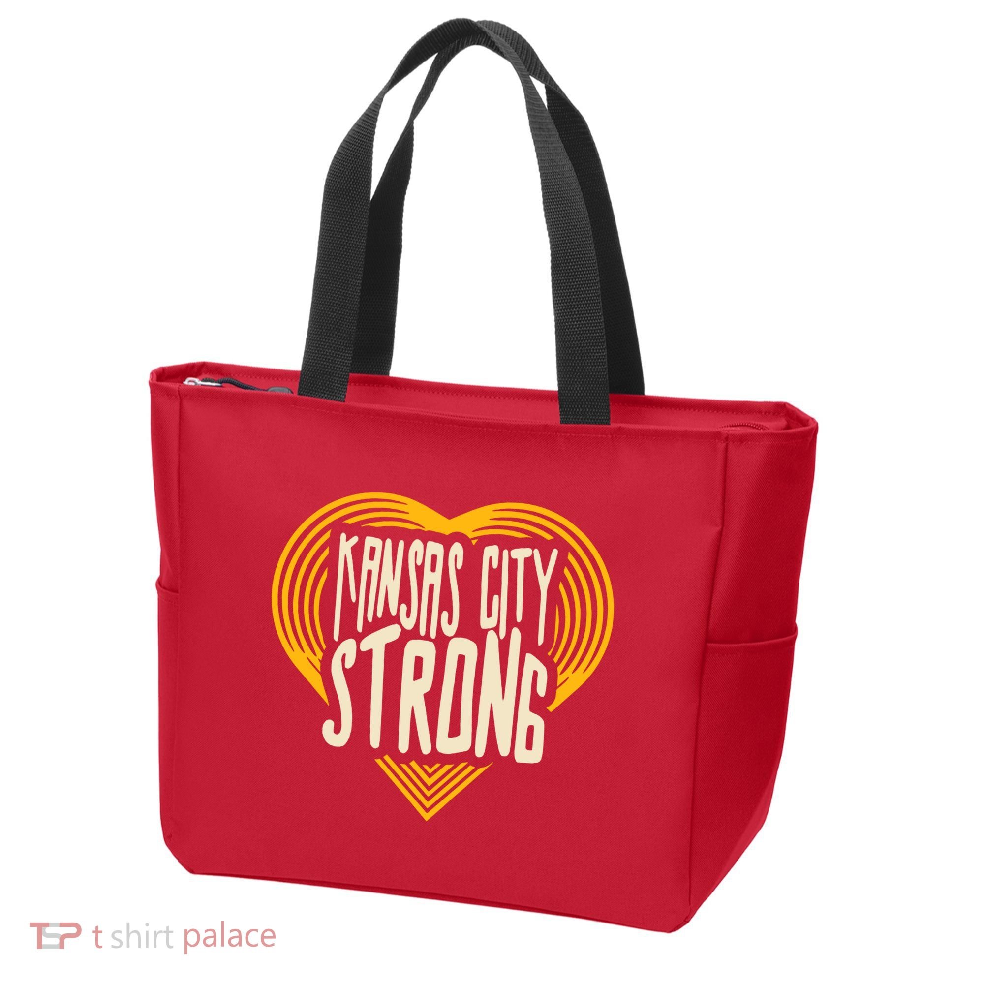 Kansas City Strong Heart Awareness Tote Bag