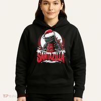Kaiju Christmas Santazilla Japanese Monster Dinosaur Hoodie thumb 5