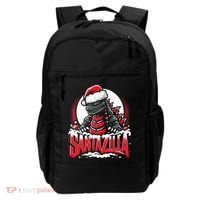 Kaiju Christmas Santazilla Japanese Monster Dinosaur Backpack thumb 0