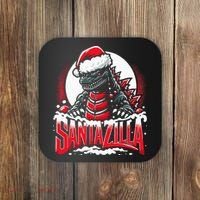 Kaiju Christmas Santazilla Japanese Monster Dinosaur Coaster thumb 0