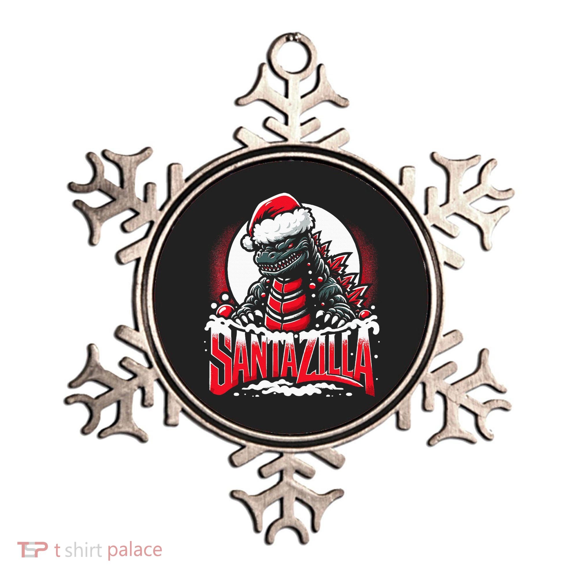 Kaiju Christmas Santazilla Japanese Monster Dinosaur Ornament