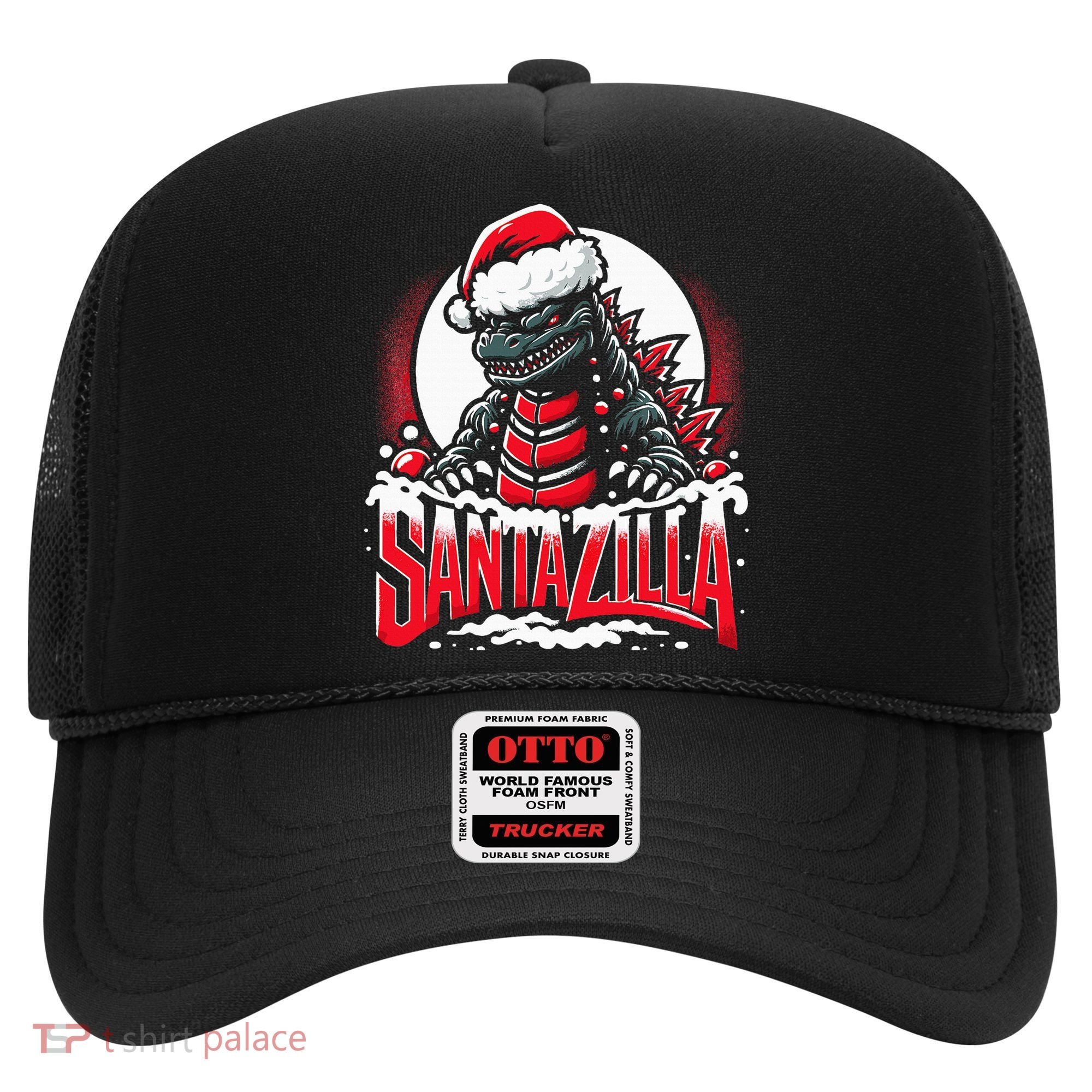 Kaiju Christmas Santazilla Japanese Monster Dinosaur Hat