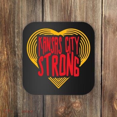 Kansas City Strong Heart Coaster