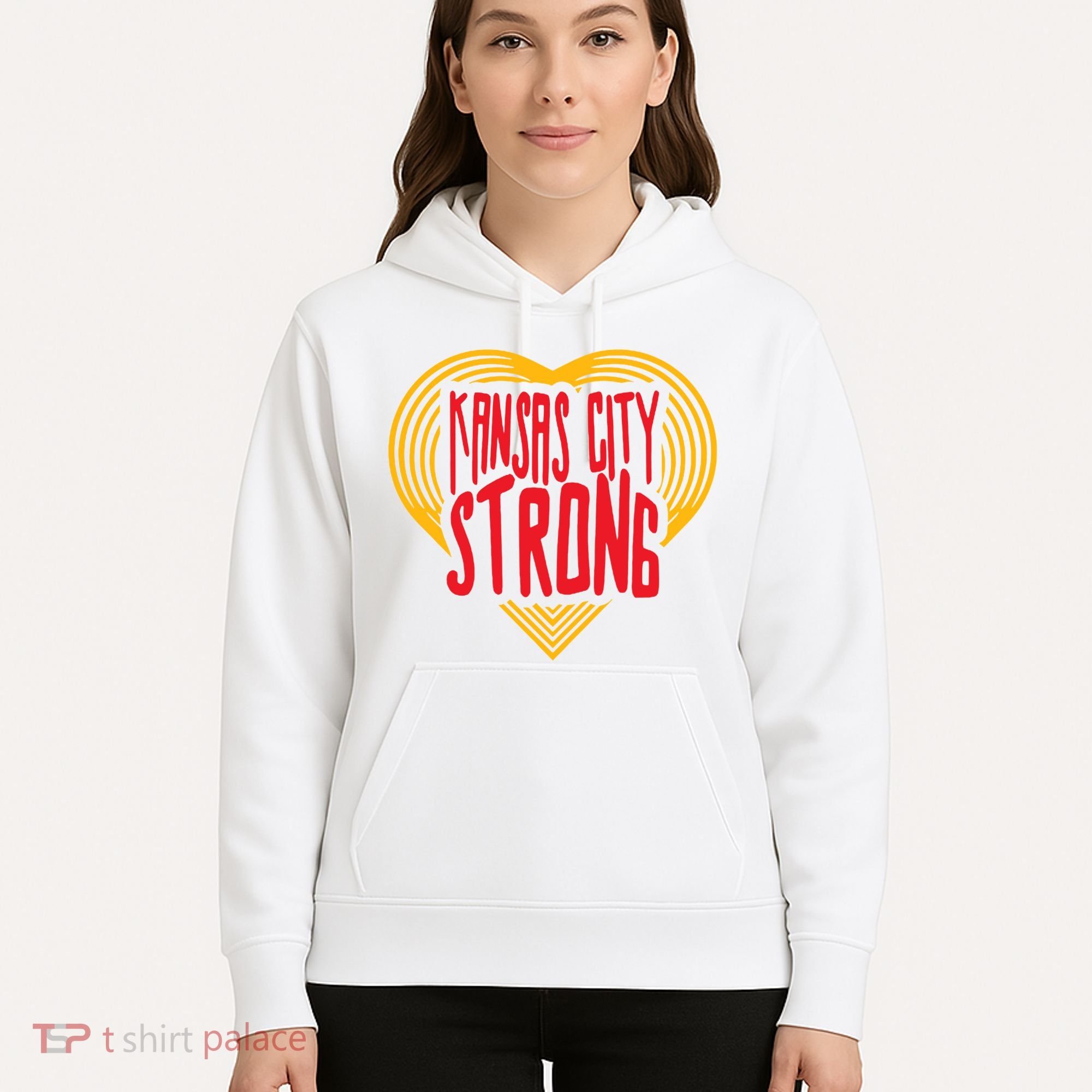 Kansas City Strong Heart Hoodie