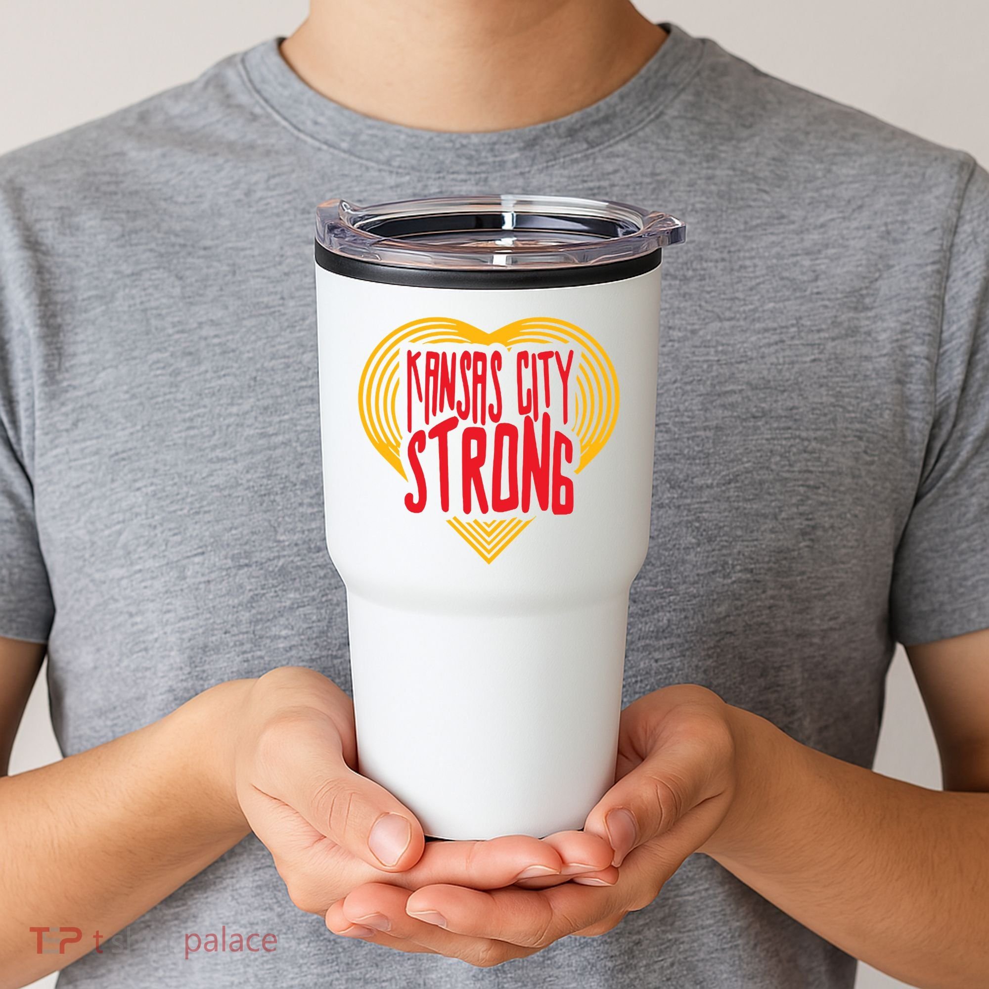 Kansas City Strong Heart Tumbler