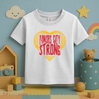 Kansas City Strong Heart Toddler T-Shirt thumb 3
