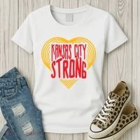 Kansas City Strong Heart Women's T-Shirt thumb 3