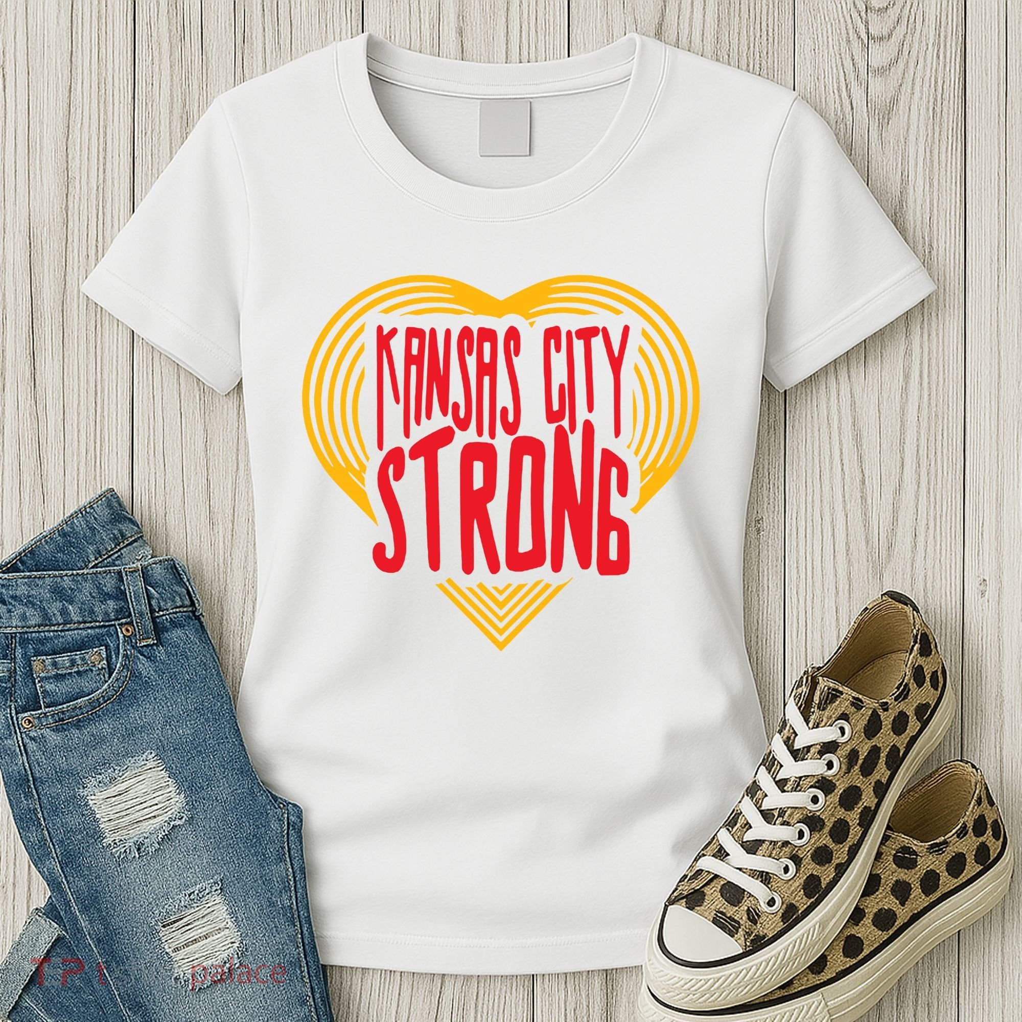 Kansas City Strong Heart Women's T-Shirt