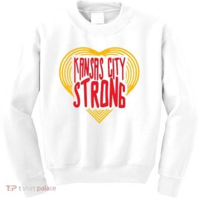 Kansas City Strong Heart Kids Sweatshirt