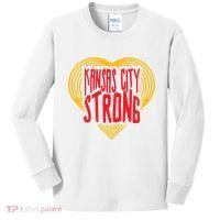 Kansas City Strong Heart Kids Long Sleeve Shirt thumb 0