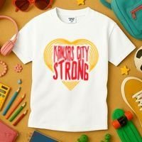 Kansas City Strong Heart Kids T-Shirt thumb 3