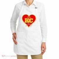 Kansas City Strong Football Heart Awareness Apron thumb 2