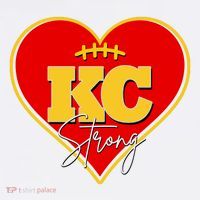Kansas City Strong Football Heart Awareness Pajama Set thumb 2