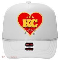 Kansas City Strong Football Heart Awareness Hat thumb 0