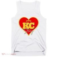 Kansas City Strong Football Heart Awareness Tank Top thumb 0
