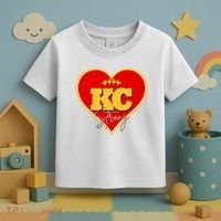 Kansas City Strong Football Heart Awareness Toddler T-Shirt thumb 3