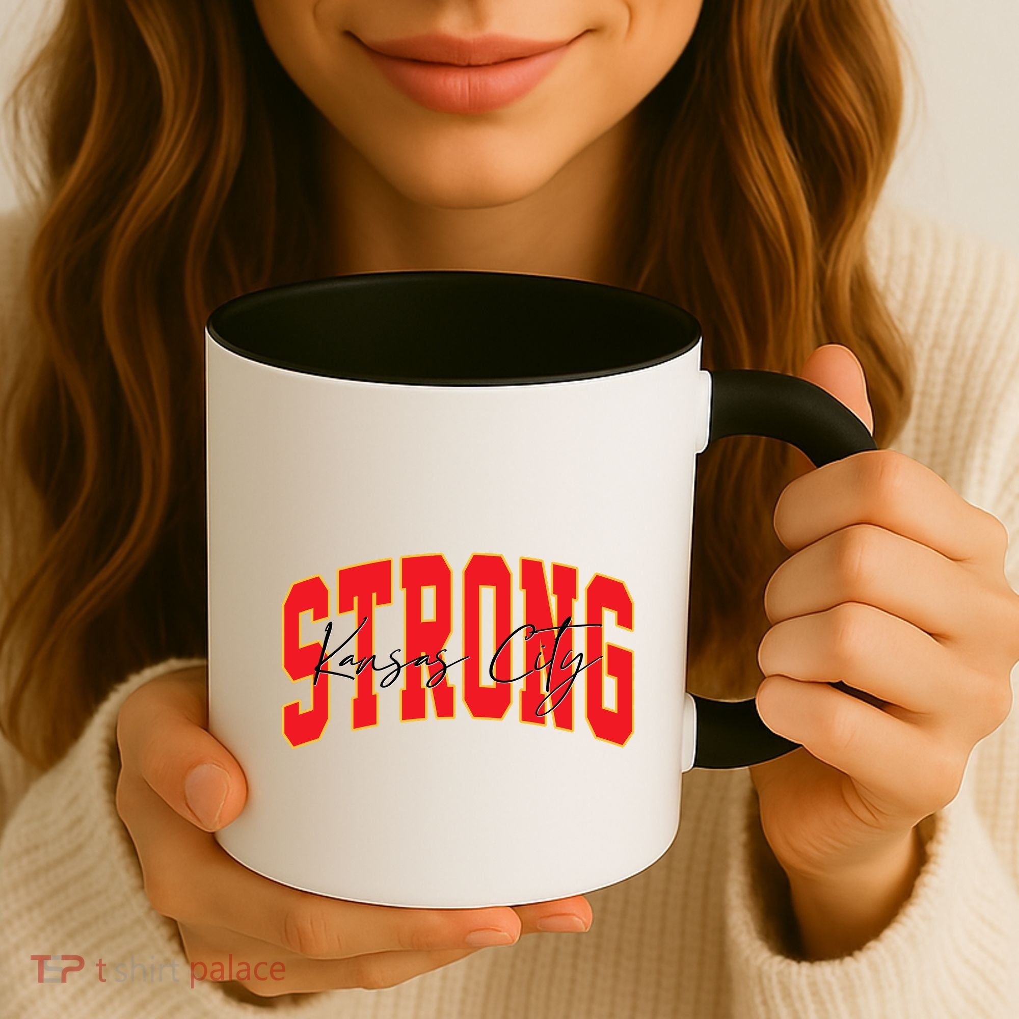 Kansas City Strong Football Awareness Coffee Mug