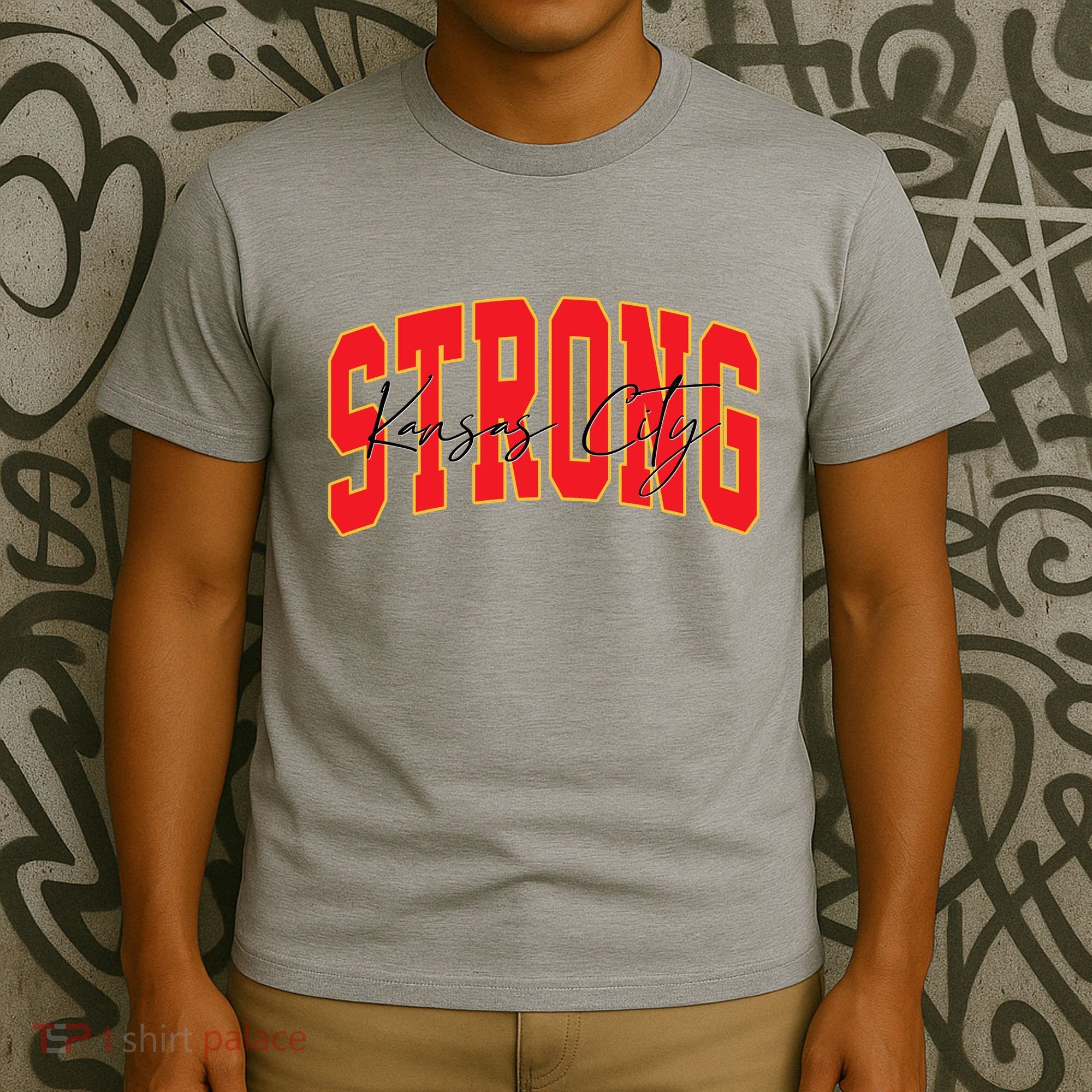 Kansas City Strong Football Awareness T-Shirt