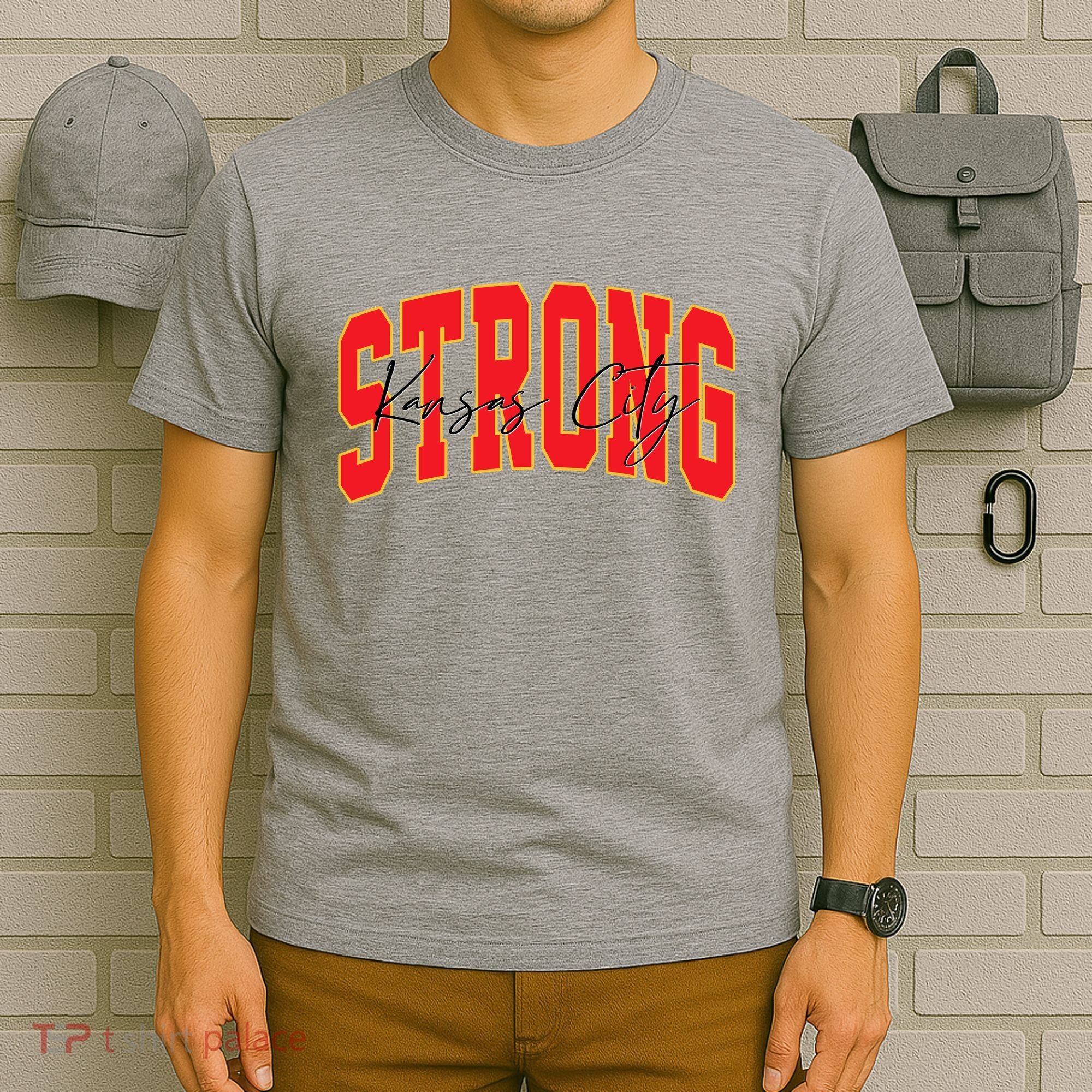Kansas City Strong Football Awareness T-Shirt