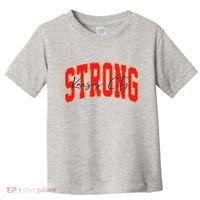Kansas City Strong Football Awareness Toddler T-Shirt thumb 0
