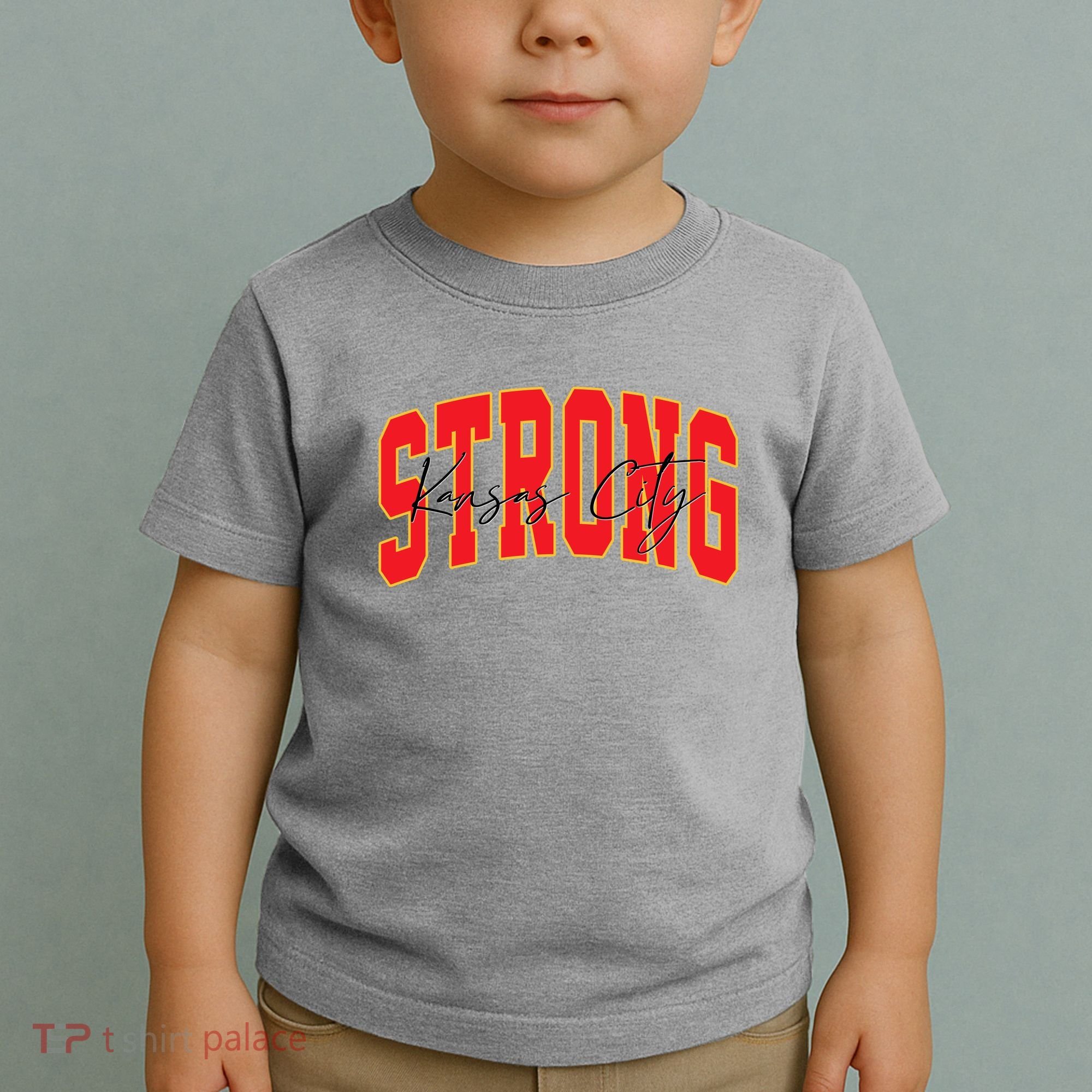 Kansas City Strong Football Awareness Toddler T-Shirt