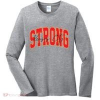 Kansas City Strong Football Awareness Women's Long Sleeve Shirt thumb 0