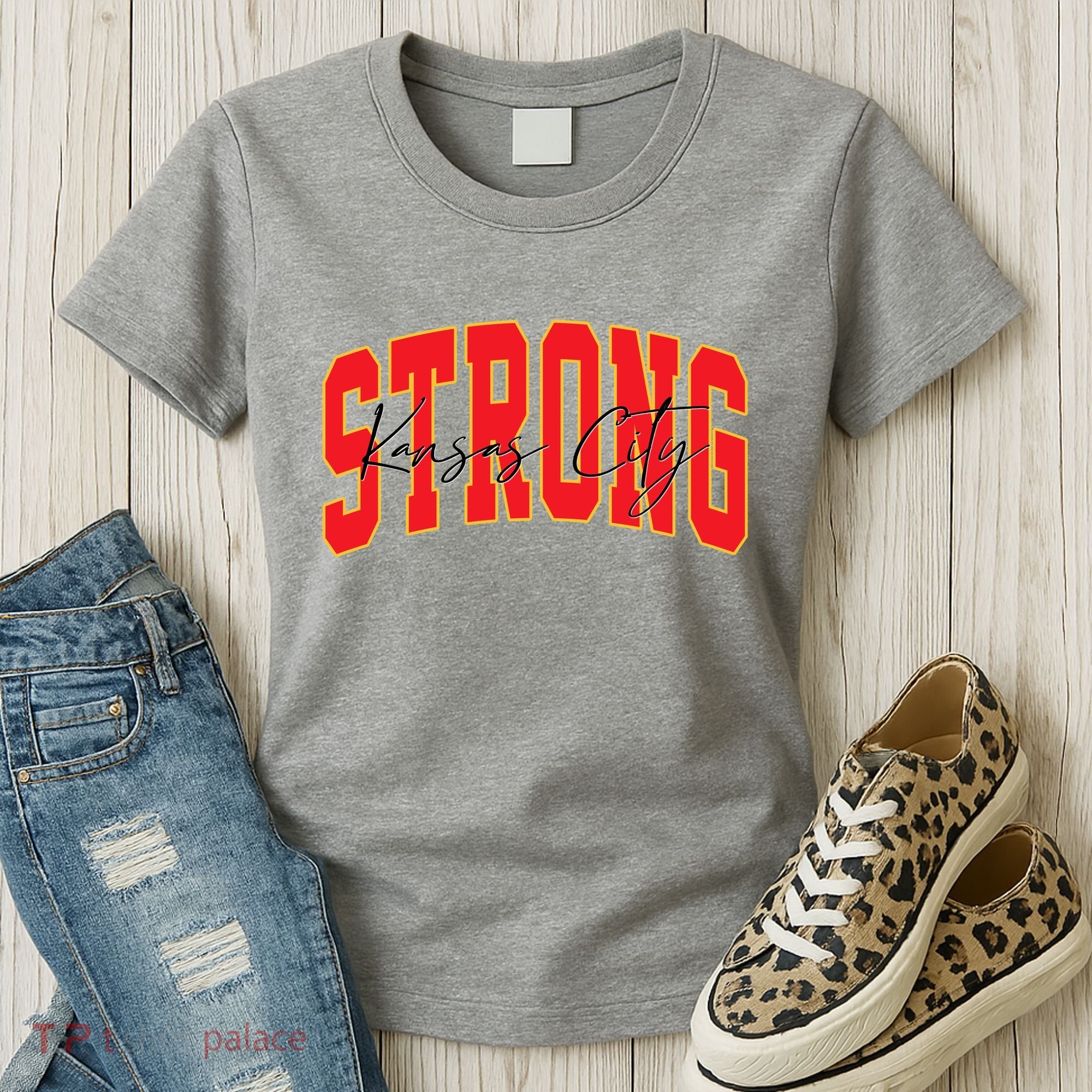 Kansas City Strong Football Awareness Women's T-Shirt