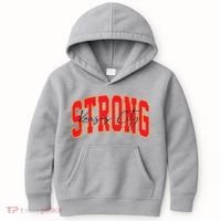 Kansas City Strong Football Awareness Kids Hoodie thumb 0