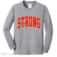 Kansas City Strong Football Awareness Kids Long Sleeve Shirt thumb 0