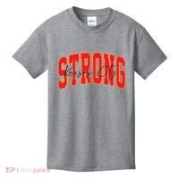 Kansas City Strong Football Awareness Kids T-Shirt thumb 0