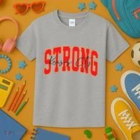 Kansas City Strong Football Awareness Kids T-Shirt thumb 3