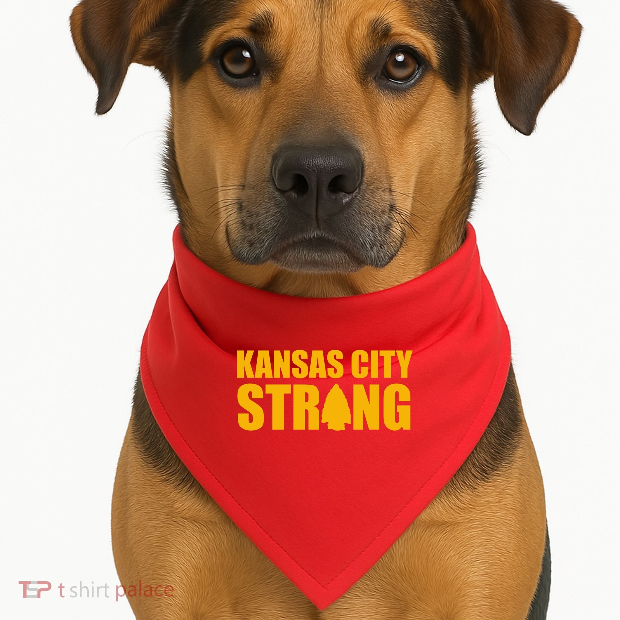 Kansas City Strong Awareness USA-Made Doggie Bandana