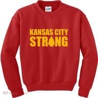 Kansas City Strong Awareness Kids Sweatshirt thumb 0
