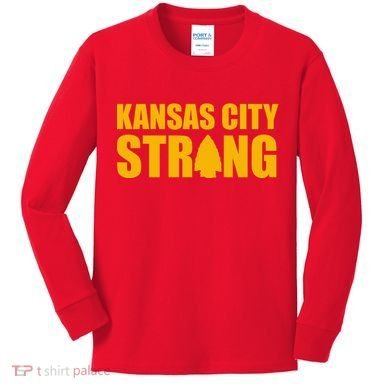 Kansas City Strong Awareness Kids Long Sleeve Shirt