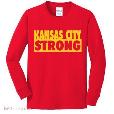 Kansas City Strong Kids Long Sleeve Shirt