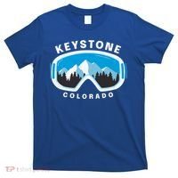 Keystone Colorado Ski Snowboard Goggles Snow Mountain Funny Gift T-Shirt thumb 0