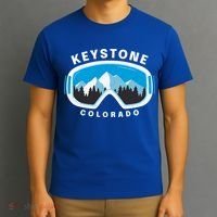 Keystone Colorado Ski Snowboard Goggles Snow Mountain Funny Gift T-Shirt thumb 3