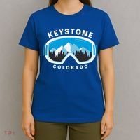 Keystone Colorado Ski Snowboard Goggles Snow Mountain Funny Gift T-Shirt thumb 4