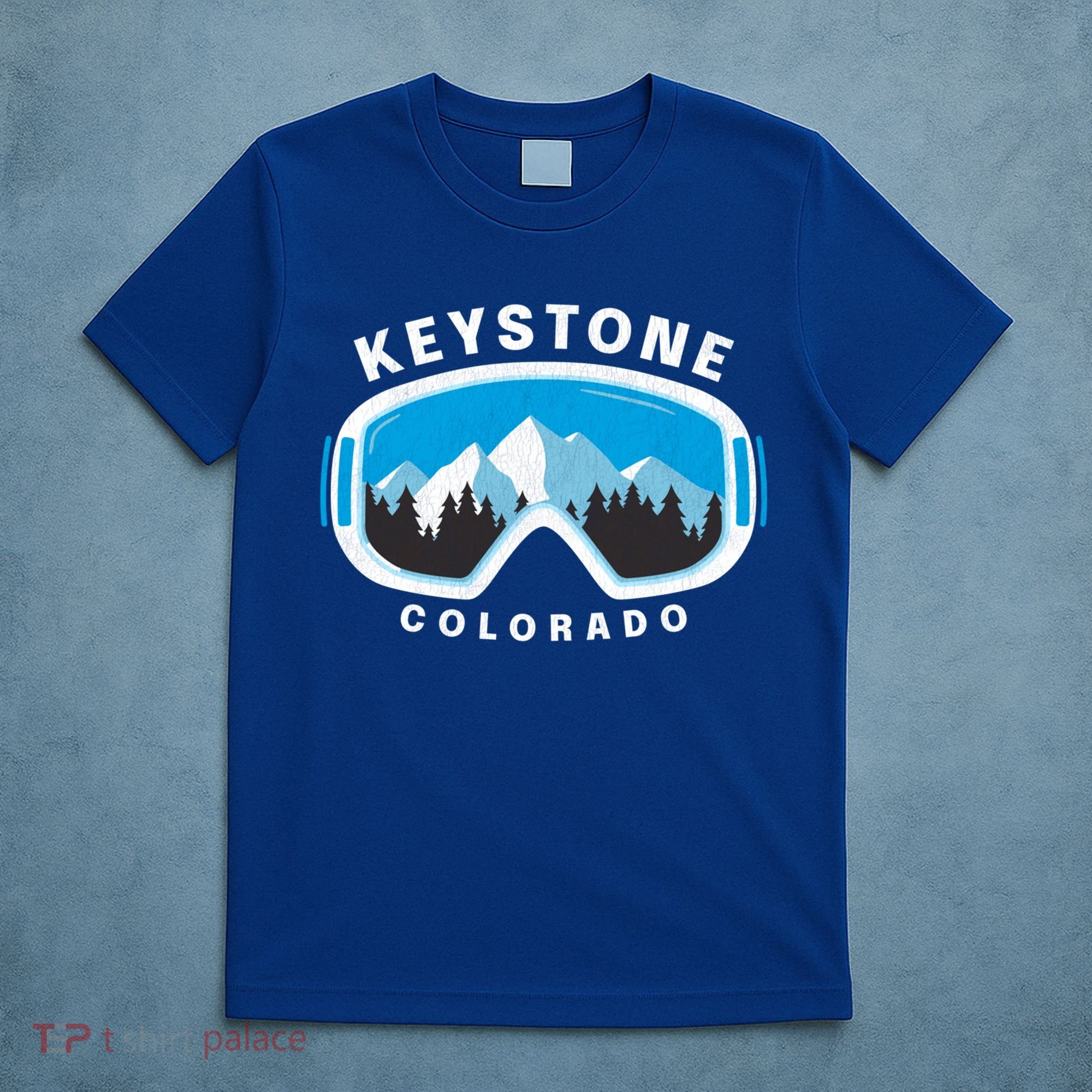 Keystone Colorado Ski Snowboard Goggles Snow Mountain Funny Gift T-Shirt
