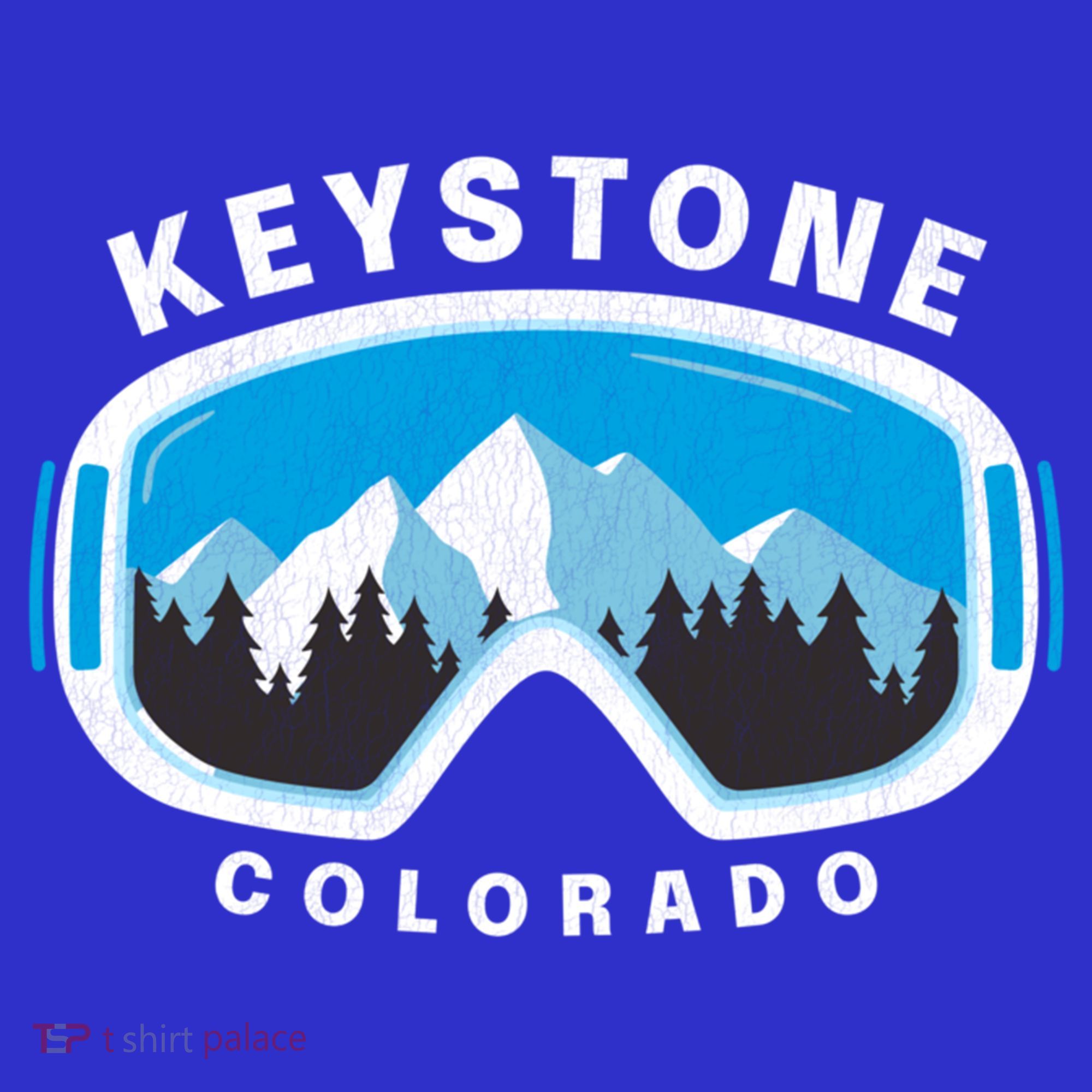 Keystone Colorado Ski Snowboard Goggles Snow Mountain Funny Gift T-Shirt