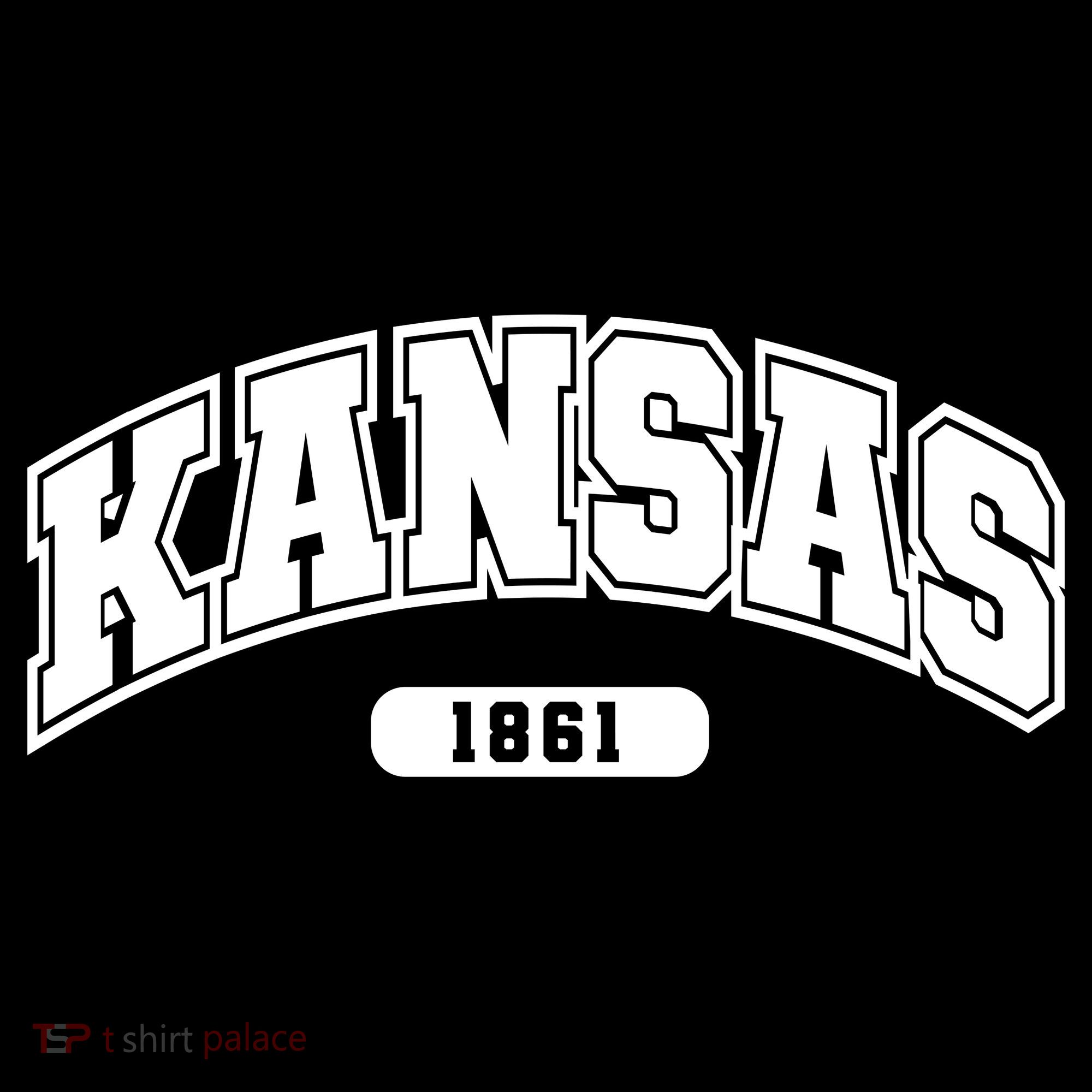 Kansas Collegiate Style 1861 USA-Made Doggie Bandana