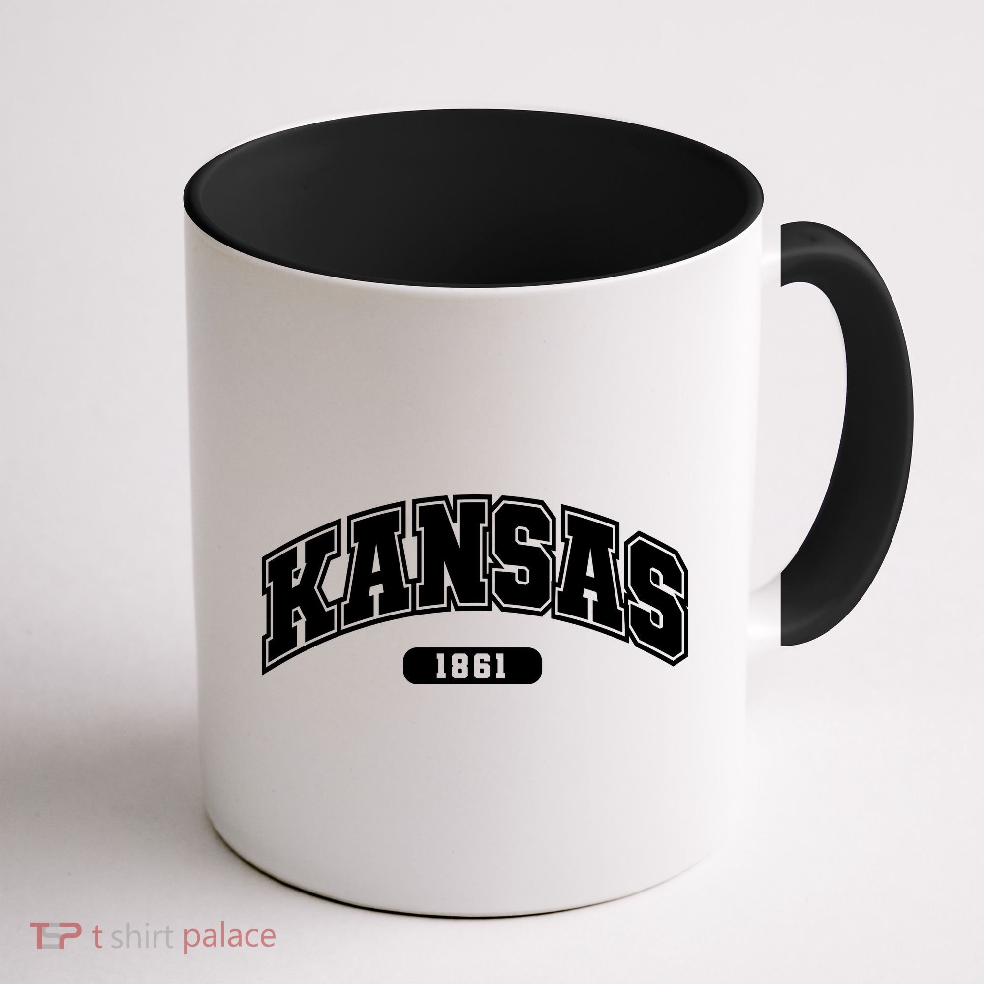 Kansas Collegiate Style 1861 Coffee Mug