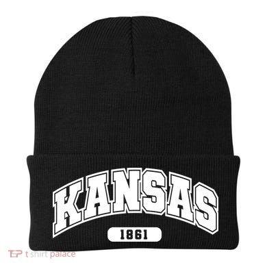 Kansas Collegiate Style 1861 Beanie