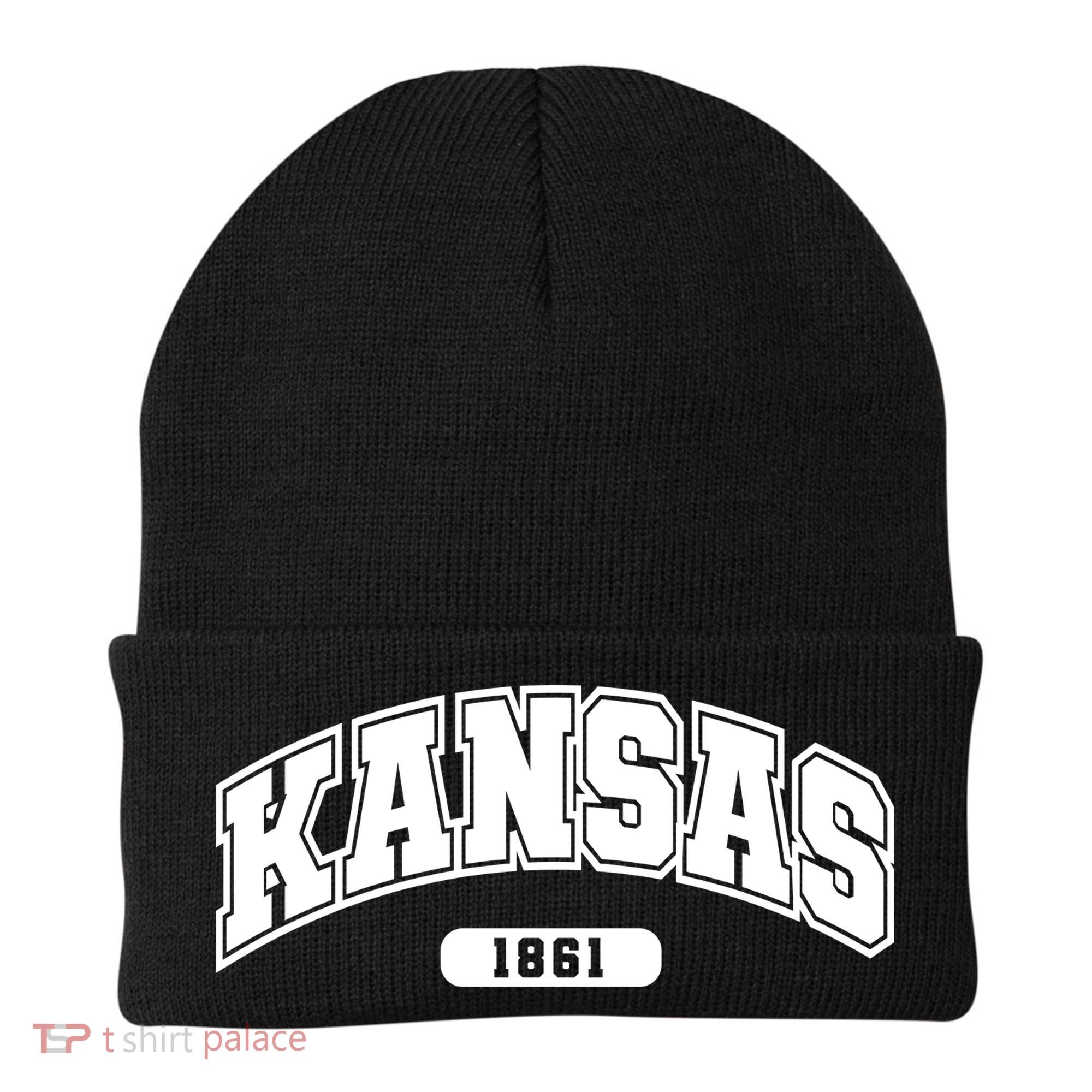 Kansas Collegiate Style 1861 Beanie