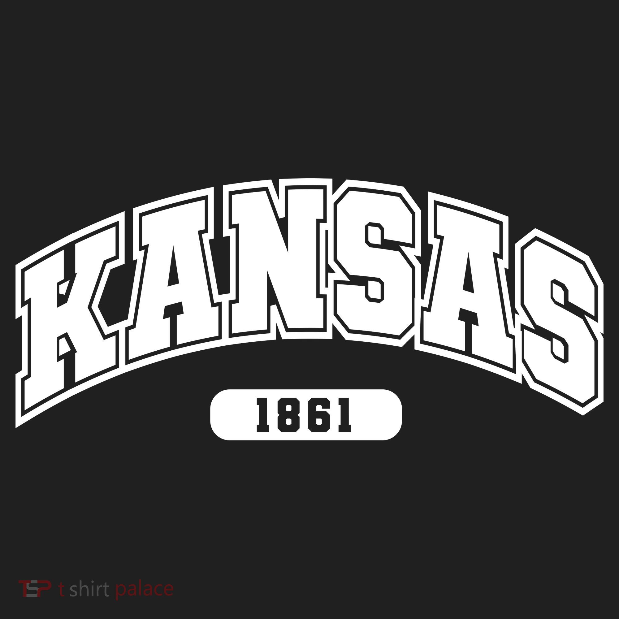 Kansas Collegiate Style 1861 Beanie
